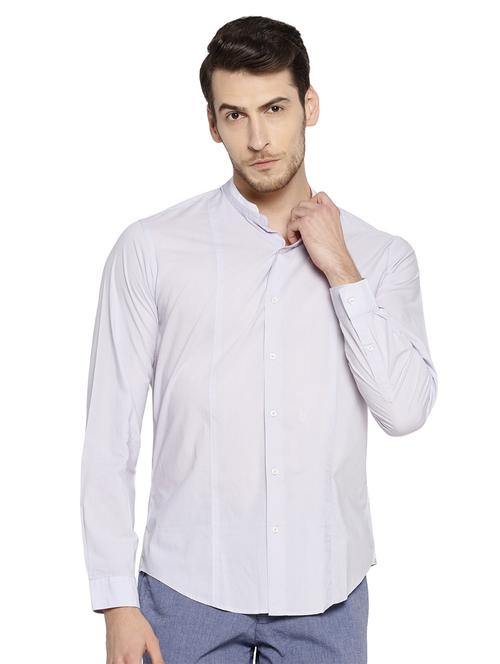 white cotton casual shirt - 14887177 - Very Small Image - 1