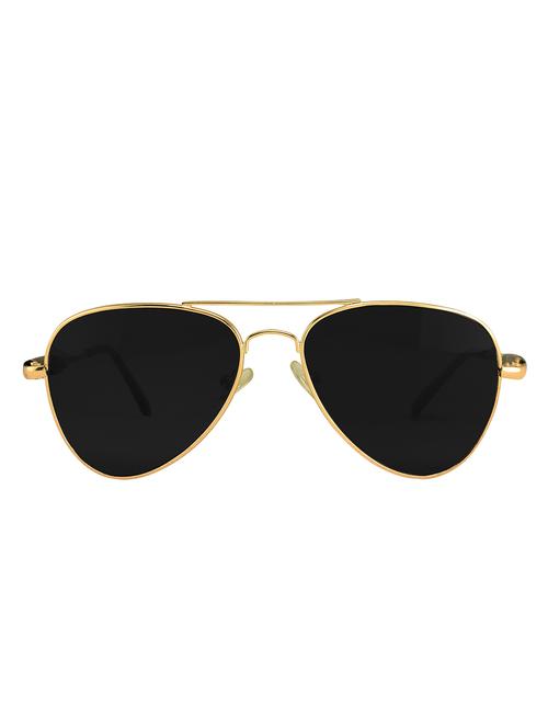 Amour Propre Black New Era Aviator Sunglass For Unisex - 14887414 - Standard Image - 1