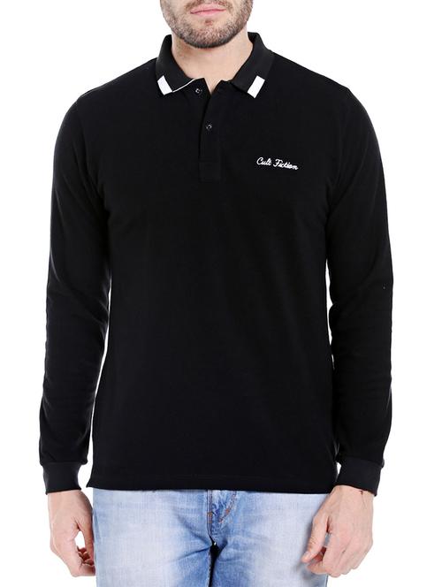 black cotton t-shirt - 14887440 - Very Small Image - 1