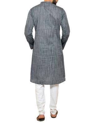 multi colored cotton long kurta - 14887944 - Standard Image - 3