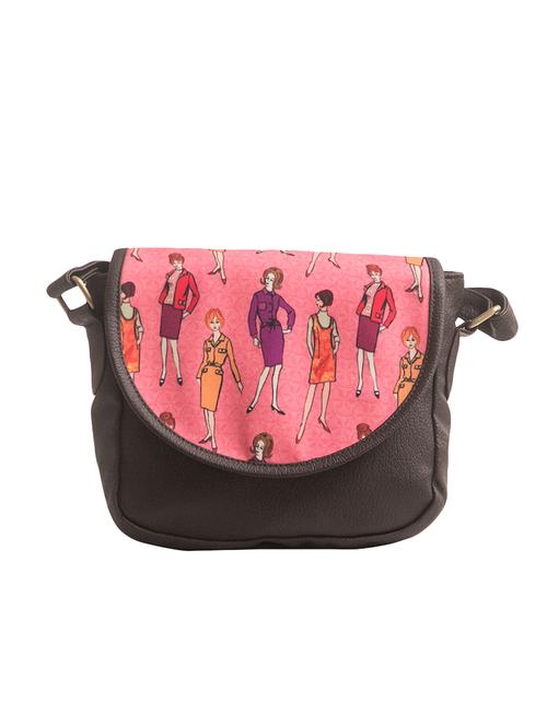 multi colored leatherette regular sling bag - 14888020 - Standard Image - 1