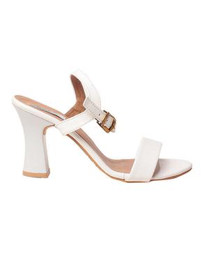 white ankle strap sandal - 14888321 - Standard Image - 2