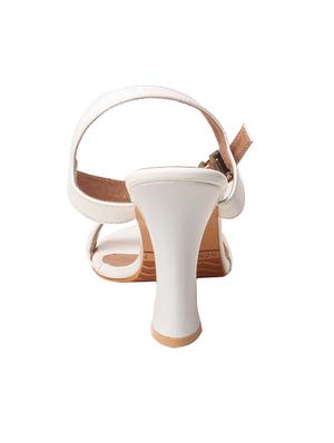 white ankle strap sandal - 14888321 - Standard Image - 3