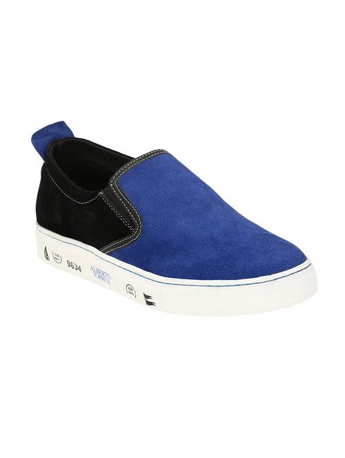 blue Suede casual slipon - 14888352 - Very Small Image - 1