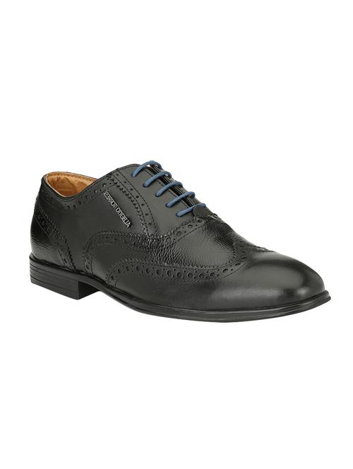 black Leather formal brouge - 14888367 - Standard Image - 1