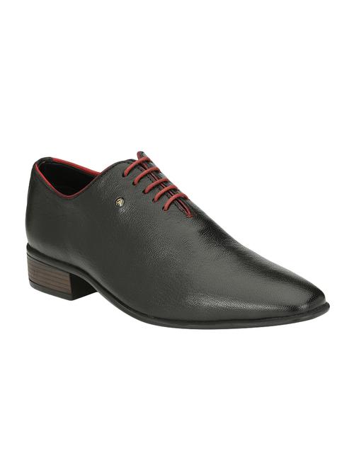 black Leather formal oxford - 14888369 - Standard Image - 1