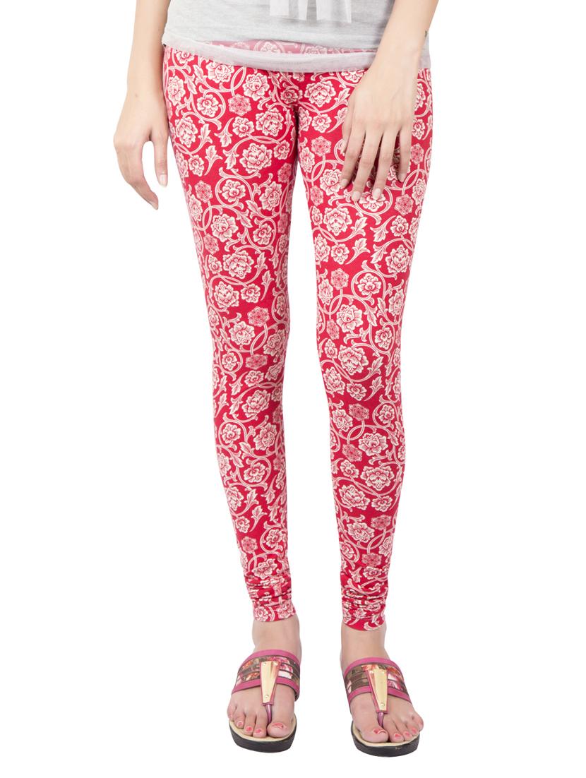 Red printed leggings - 14888436 - Zoom Image - 1