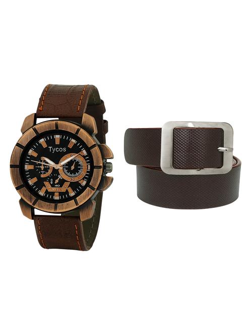tycos beautiful watch n belt combo - 14888468 - Very Small Image - 1