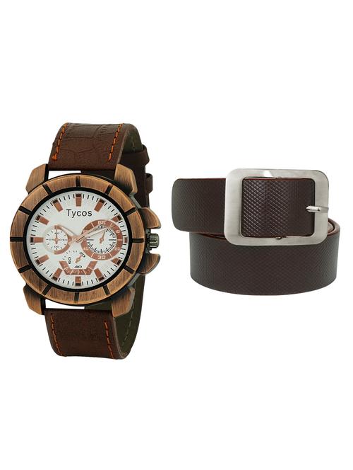 tycos beautiful watch n belt combo - 14888469 - Very Small Image - 1
