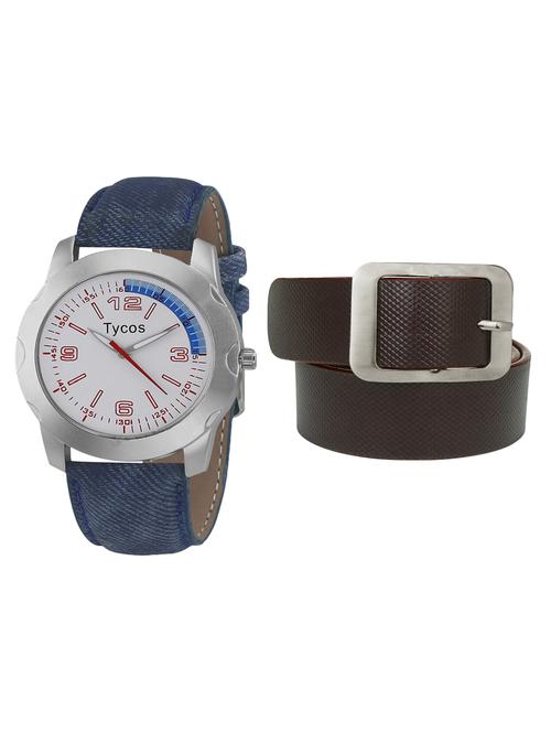tycos beautiful watch n belt combo - 14888472 - Very Small Image - 1
