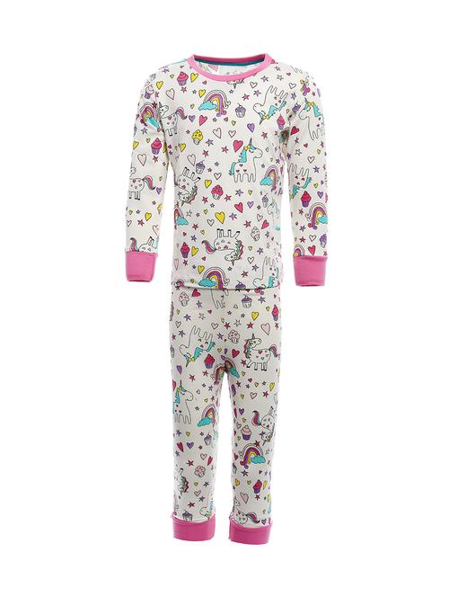white cotton pyjama set - 14888515 - Standard Image - 1
