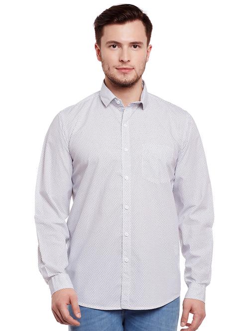 white cotton casual shirt - 14888528 - Standard Image - 1