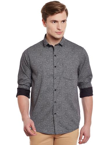 grey cotton casual shirt - 14888561 - Very Small Image - 1