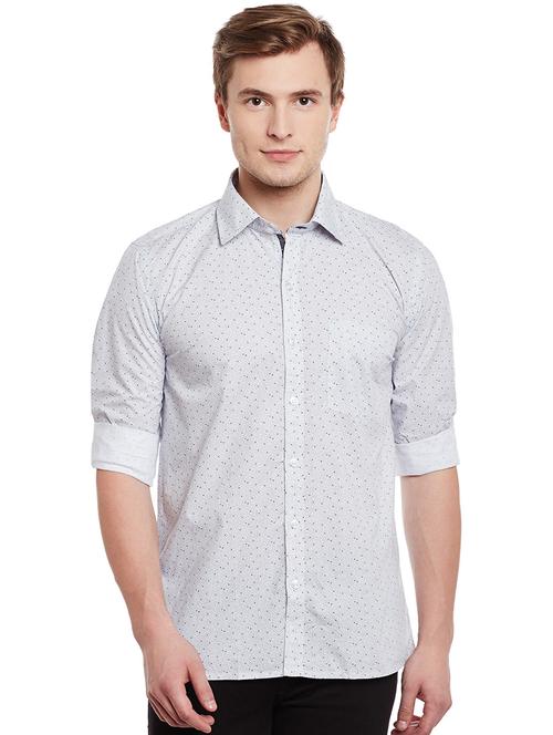 white cotton casual shirt - 14888568 - Standard Image - 1
