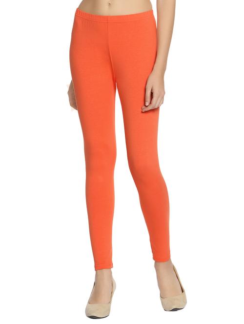 Soch orange lycra churidar - 14888849 - Very Small Image - 1