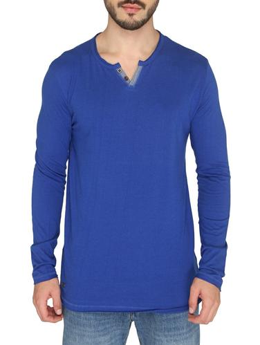 blue cotton t-shirt - 14888855 - Very Small Image - 1