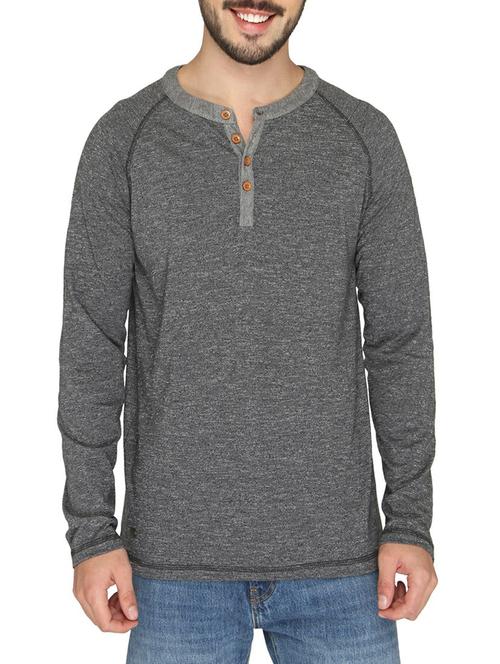 grey cotton raglan t-shirt - 14888857 - Standard Image - 1