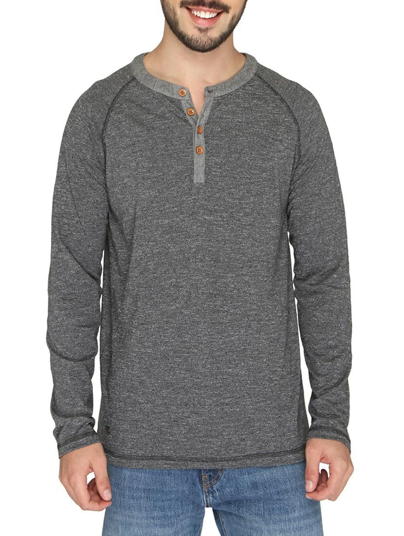 grey cotton raglan t-shirt - 14888857 - Zoom Image - 1
