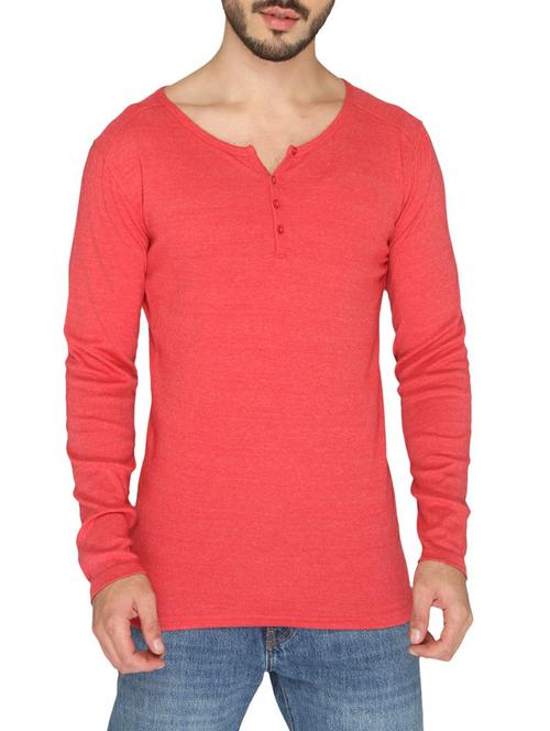 red cotton t-shirt - 14888894 - Standard Image - 1