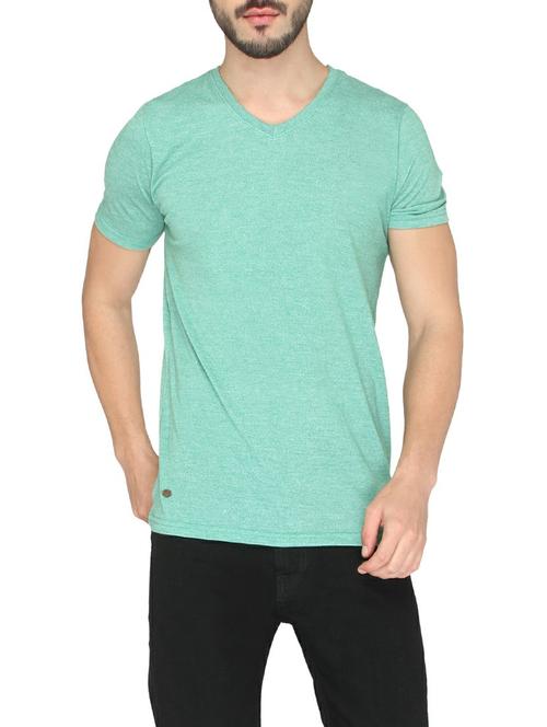 green cotton t-shirt - 14888906 - Very Small Image - 1