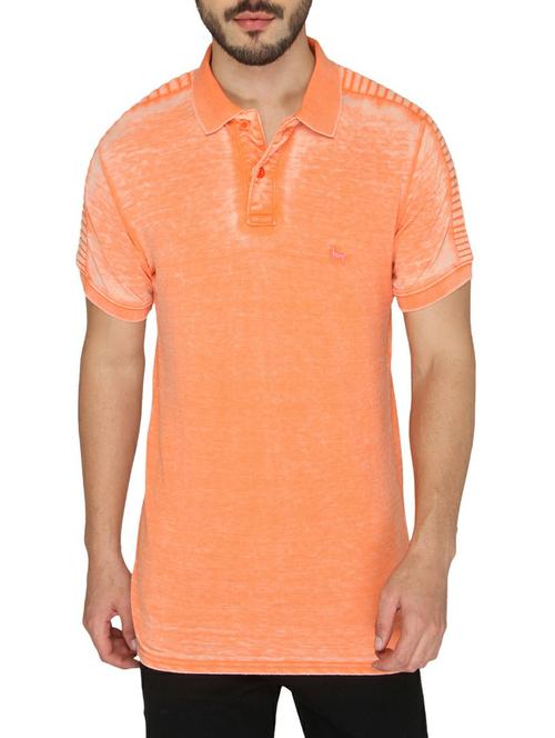 orange cotton t-shirt - 14888909 - Standard Image - 1