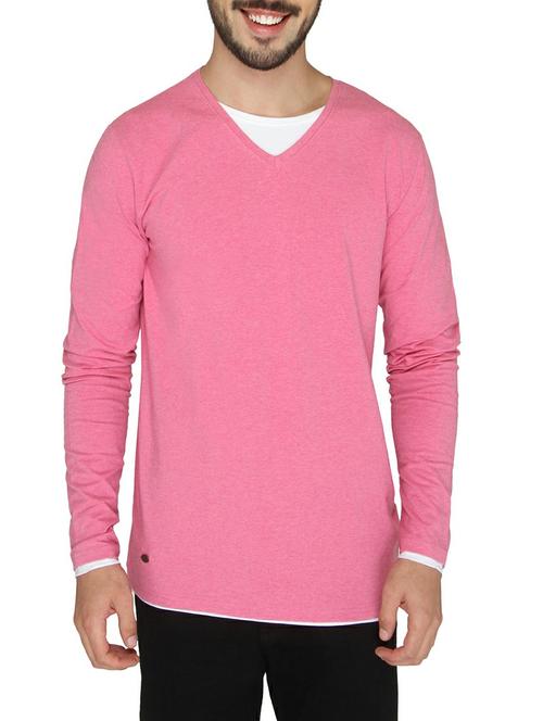 pink cotton t-shirt - 14888917 - Standard Image - 1