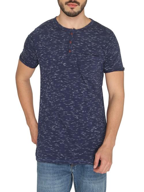 navy blue cotton pocket t-shirt - 14888949 - Very Small Image - 1