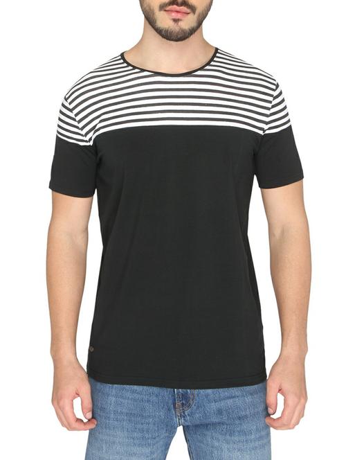 black cotton t-shirt - 14888961 - Very Small Image - 1