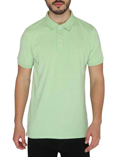 green cotton t-shirt - 14888965 - Standard Image - 1