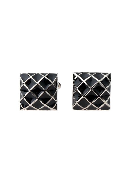 black metal cufflink - 14889034 - Standard Image - 1