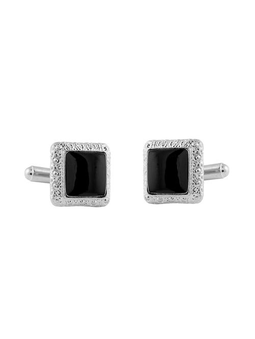 black metal cufflink - 14889040 - Standard Image - 1