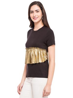 frill detail layered tie back top - 14889363 - Standard Image - 2