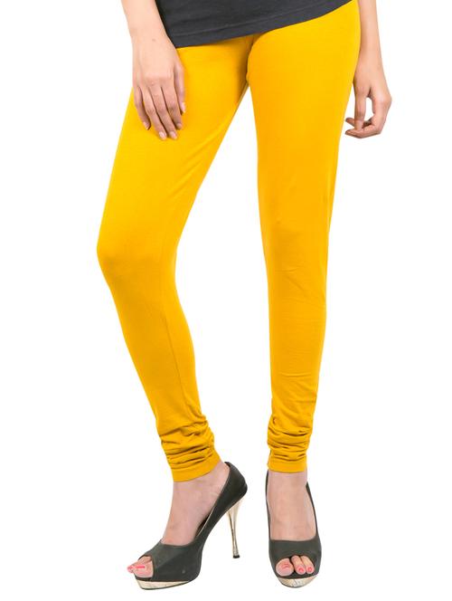 yellow solid leggings - 14889521 - Standard Image - 1