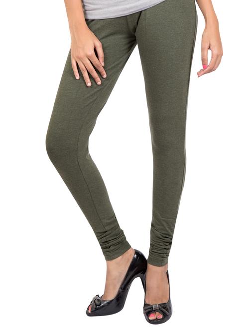 green solid leggings - 14889523 - Standard Image - 1