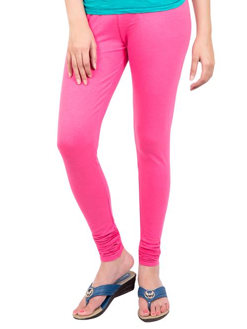 pink solid leggings - 14889531 - Standard Image - 1