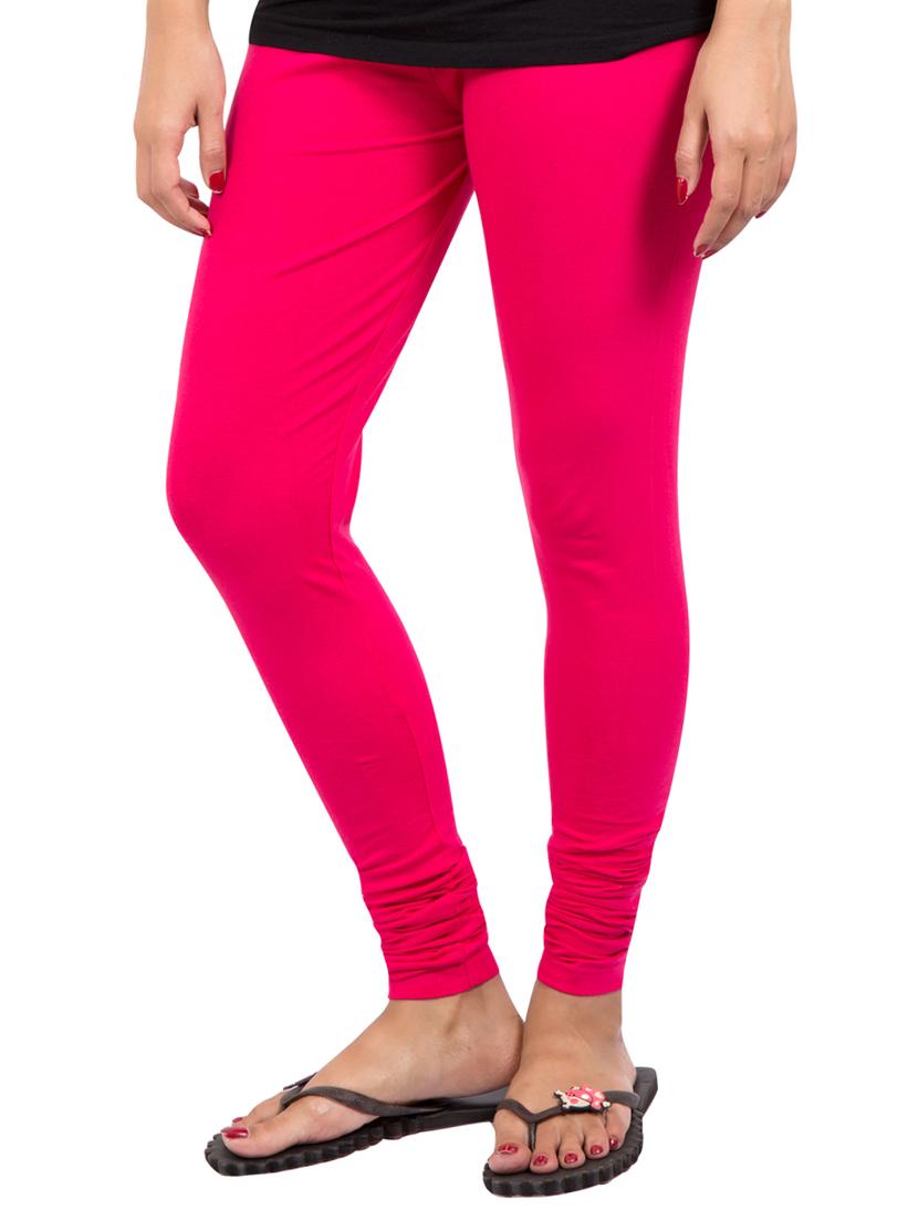 pink solid leggings - 14889538 - Zoom Image - 1