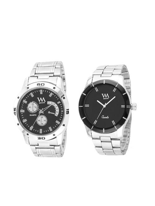 Watch Me Watches Analog Combo for Men and Boys REJG-AWC-010-011 - 14889558 - Very Small Image - 1