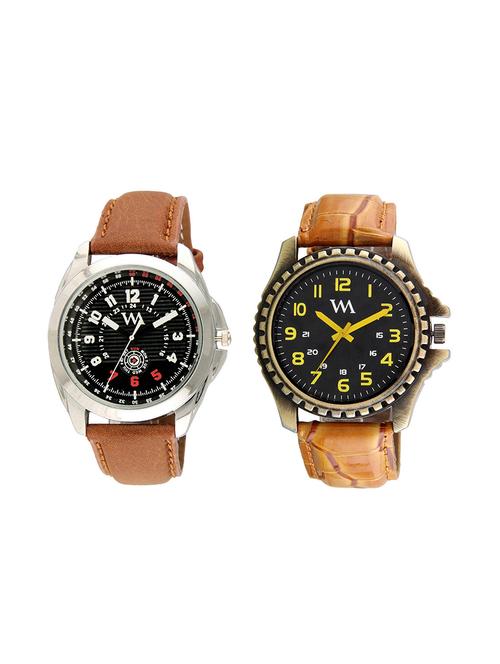 Watch Me Watches Analog Combo for Men and Boys rejg-AWC-012-014 - 14889559 - Very Small Image - 1