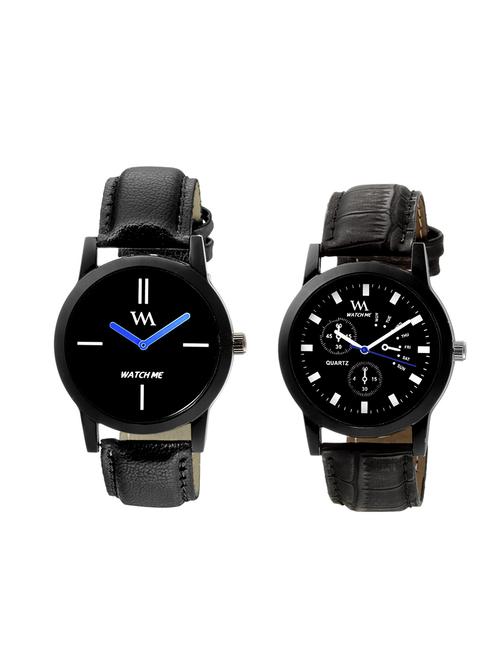 Watch Me Watches Analog Combo for Men and Boys rejg-wmc-002-003 - 14889563 - Very Small Image - 1