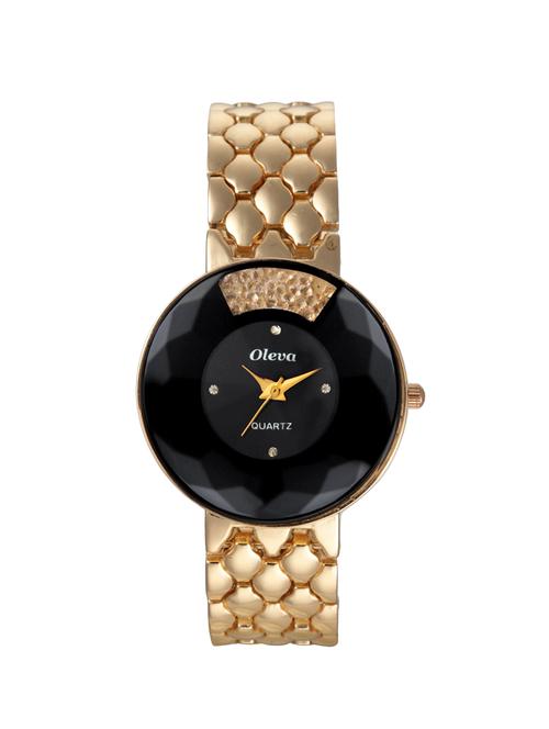 Oleva Premium Women's Metal Watch OPMW-15-BLACK-GOLD-M - 14889643 - Very Small Image - 1