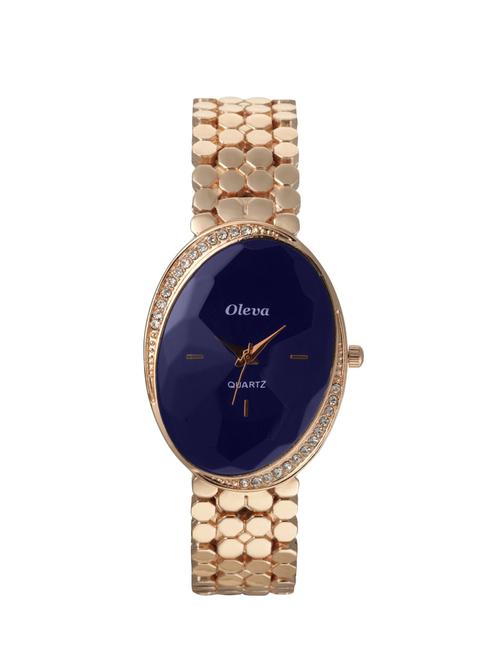 Oleva Premium Women's Metal Watch OPMW-20-BLUE-COPPER-M - 14889644 - Very Small Image - 1