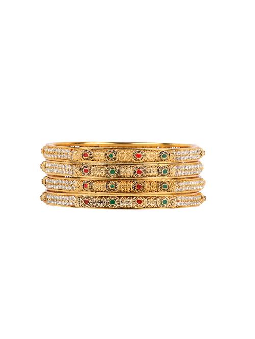 multi gold plated bangle - 14889709 - Very Small Image - 1