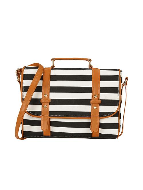black canvas regular sling bag - 14889961 - Very Small Image - 1