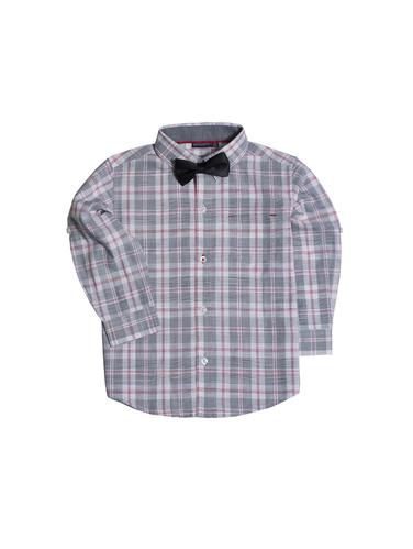 grey cotton shirt - 14889970 - Very Small Image - 1