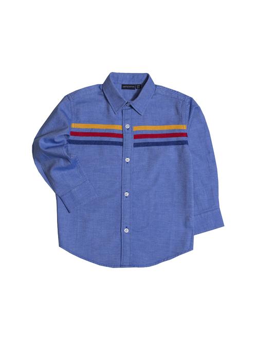blue cotton shirt - 14889987 - Very Small Image - 1