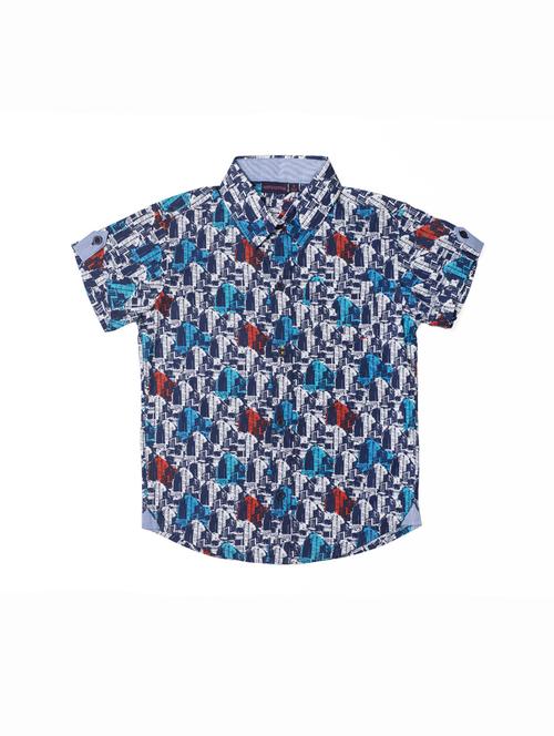 blue cotton shirt - 14889994 - Very Small Image - 1