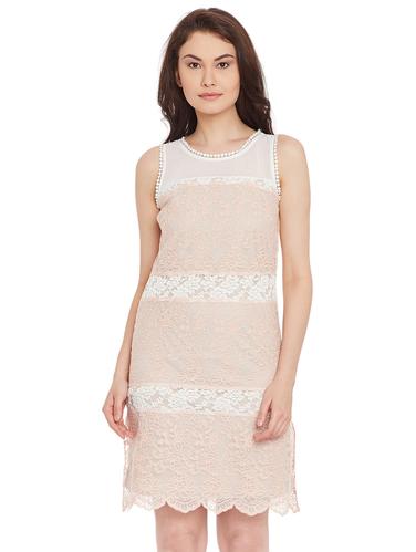 pink net shift dress - 14890301 - Very Small Image - 1