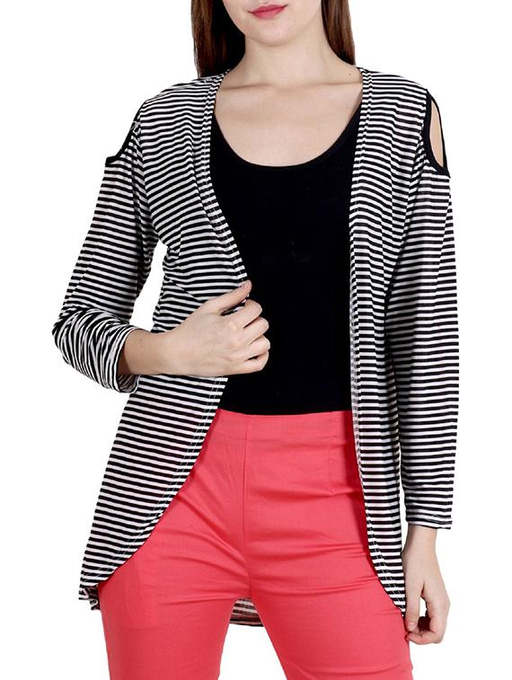 black striped shrug - 14890335 - Zoom Image - 1