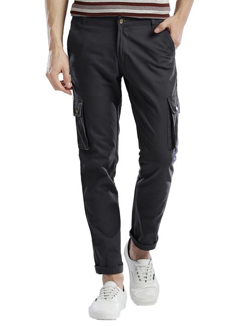 grey cotton cargos - 14890541 - Very Small Image - 1