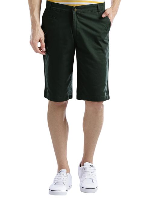 green cotton shorts - 14890547 - Standard Image - 1